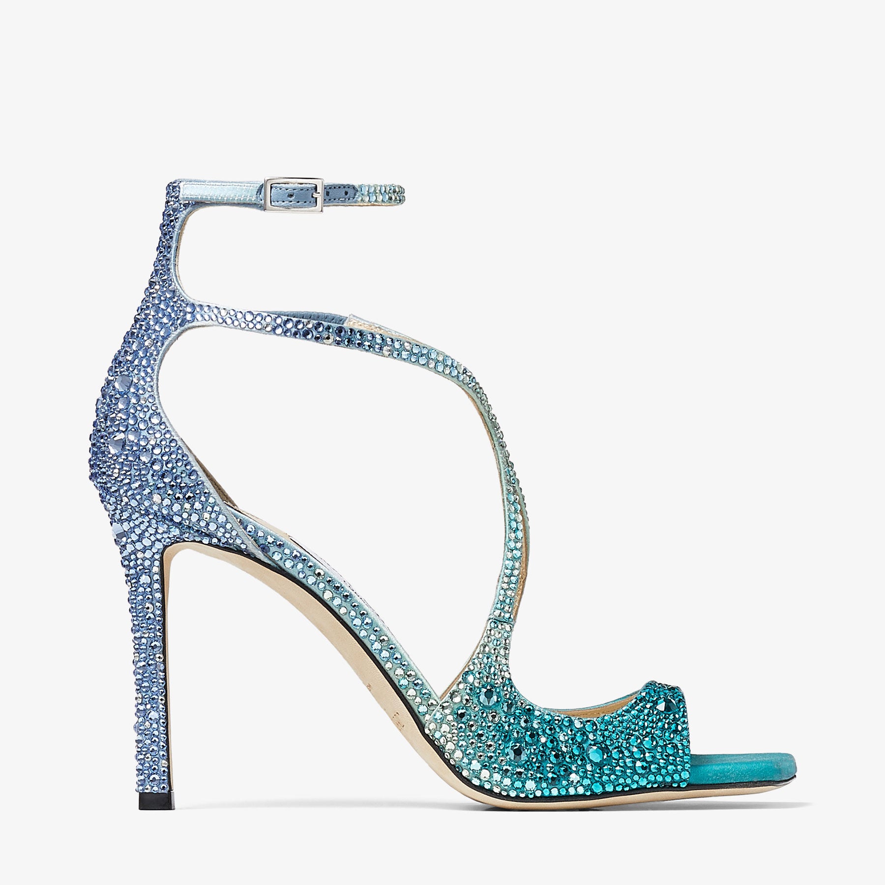 ZNO STOCK 0 / Reco 280 PEACOCK/SMOKE GREEN/SMOKY BLUE Sandal AZIA 95