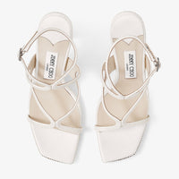Sandales Azie 85 en satin à cristaux - Ivory & Ignite