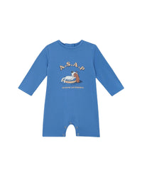 Maillot de bain combinaison Le Surfer - Bleu Méditerranée
