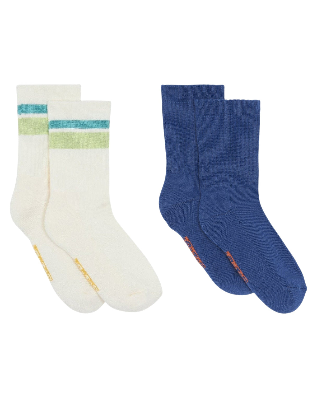 Set of 2 cotton socks - Mediterranean Blue