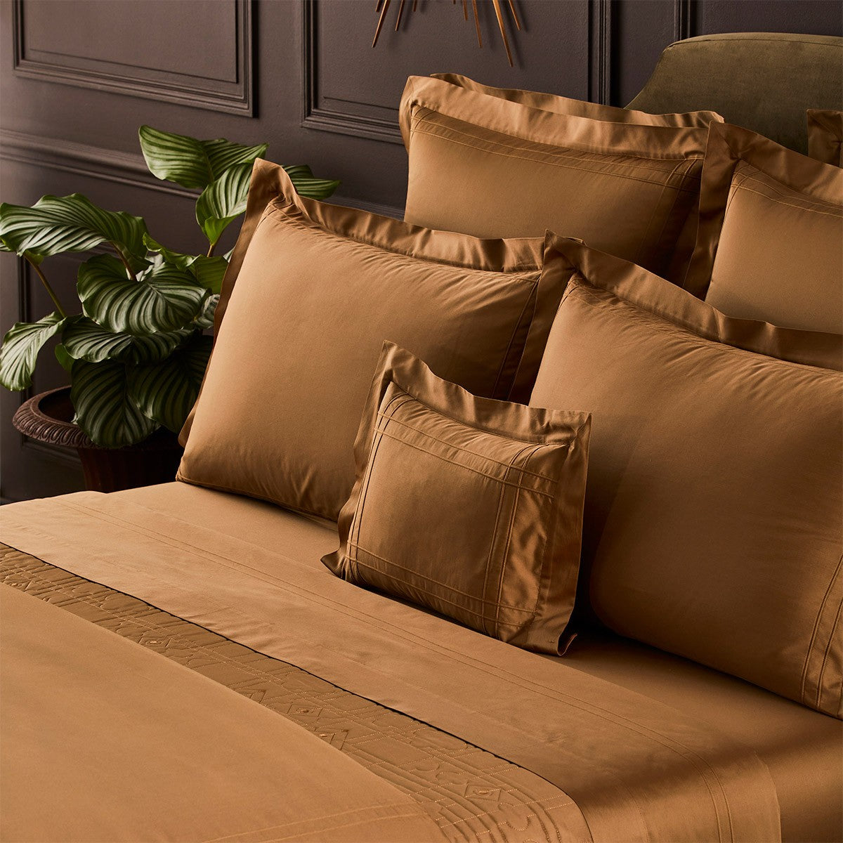 Couvre lit Adagio - Camel