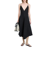 Robe Elaine à bretelles fines - Black