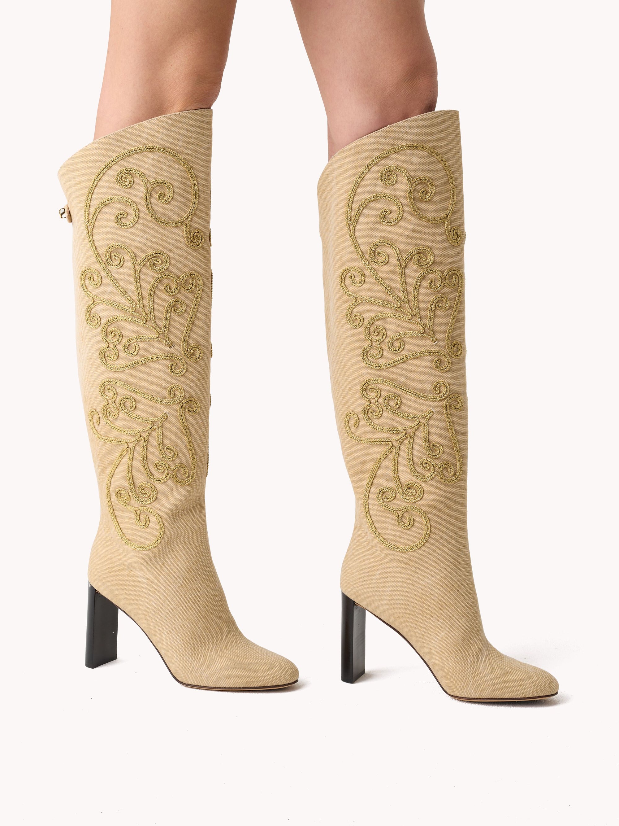 Bottes Adriana Wool 90 - beige