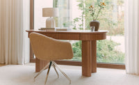 Bureau Adriano en bois - Bois blond