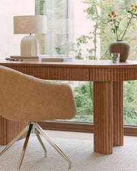 Bureau Adriano en bois - Bois blond