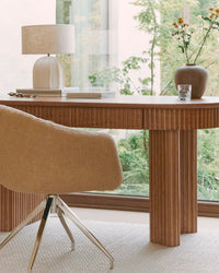 Bureau Adriano en bois - Bois blond