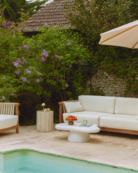 Canapé de jardin Bexley - Blanc