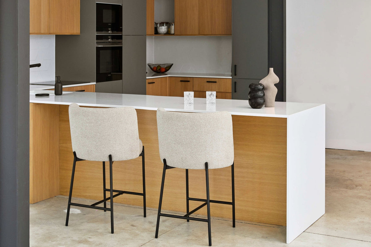 Tabouret de bar Ray - Beige Sésame