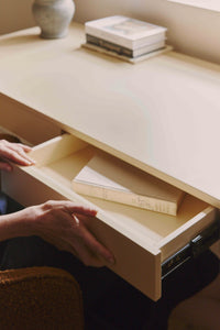 Bureau Teyho en bois - Beige