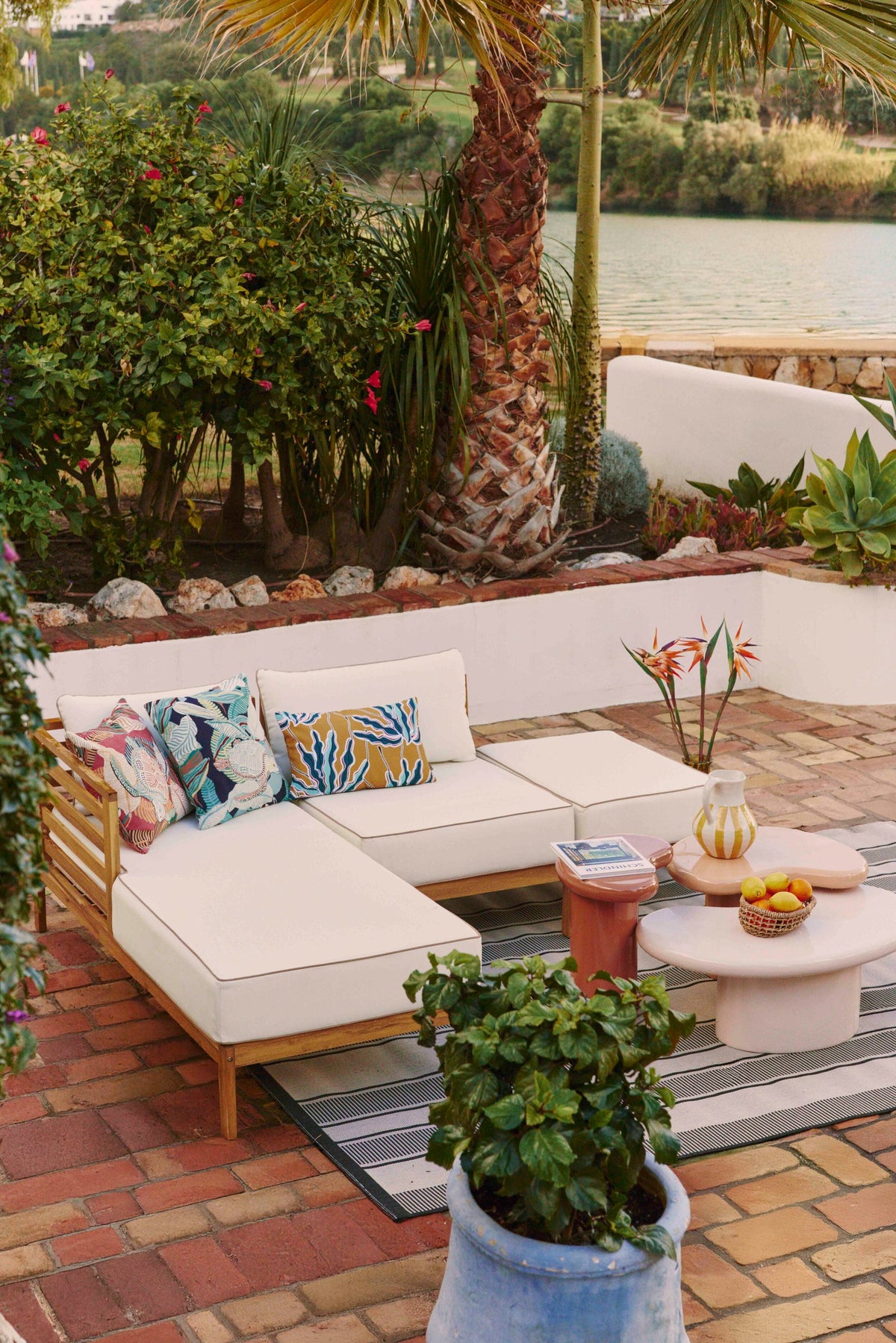 Fauteuil de jardin Bayside - Blanc