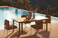 Chaise de jardin Maddalena - Marron Sienne
