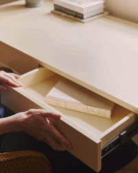 Bureau Teyho en bois - Beige