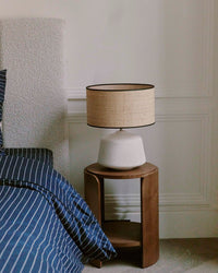 Sulu ceramic table lamp - White