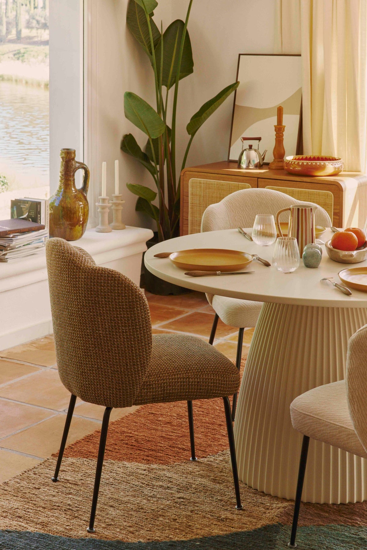 Chaise Aero - Tweed Jaune Miami