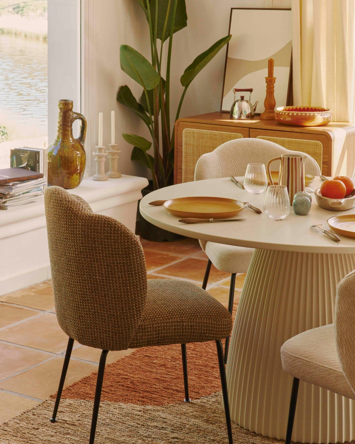 Chaise Aero - Tweed Jaune Miami