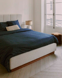 Lit Bolton 160x200 - Blanc avoine