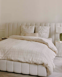 Snowy Bed 160x200 - Oatmeal White