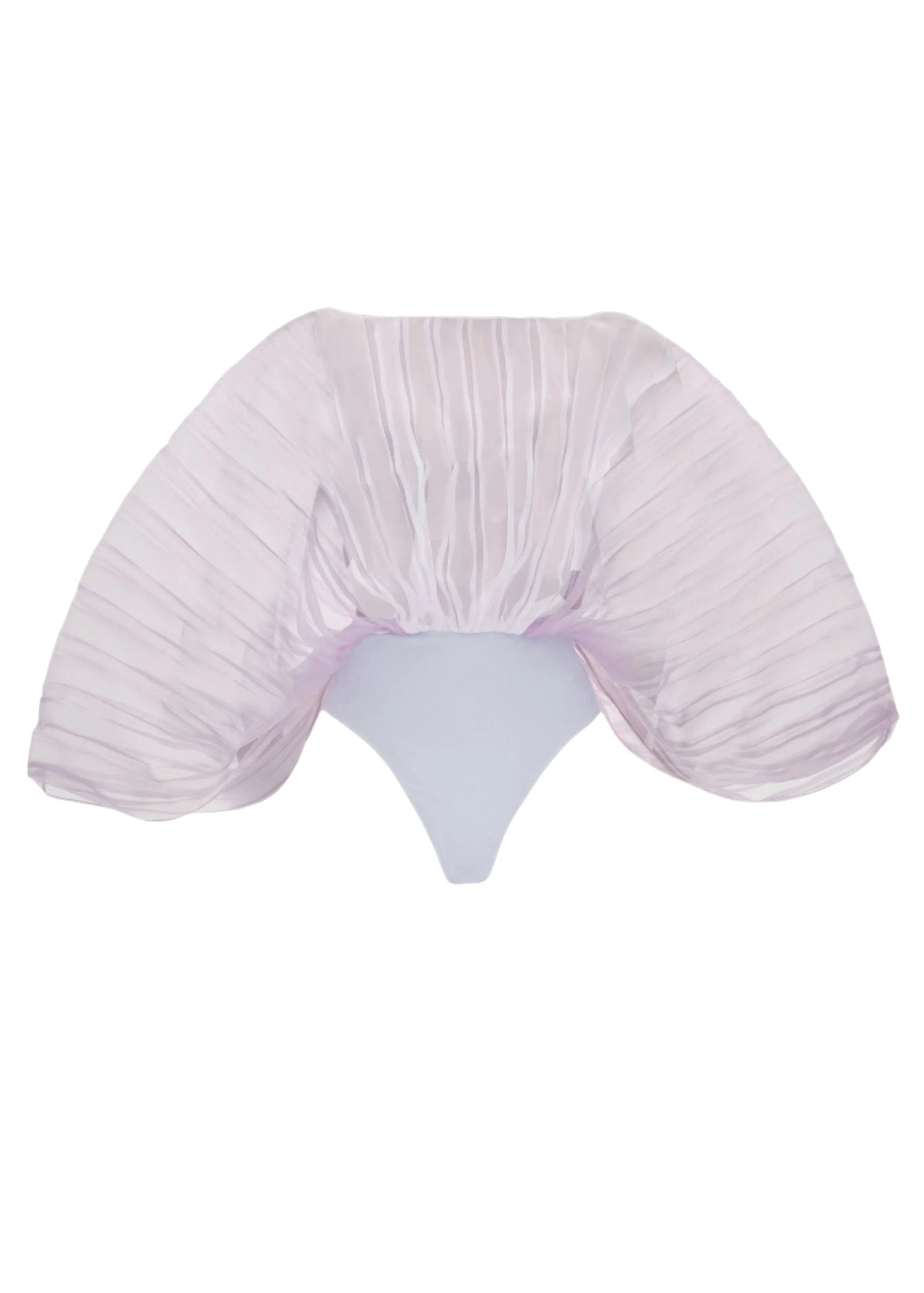 Body Sombra sculptural drapé - Lilac