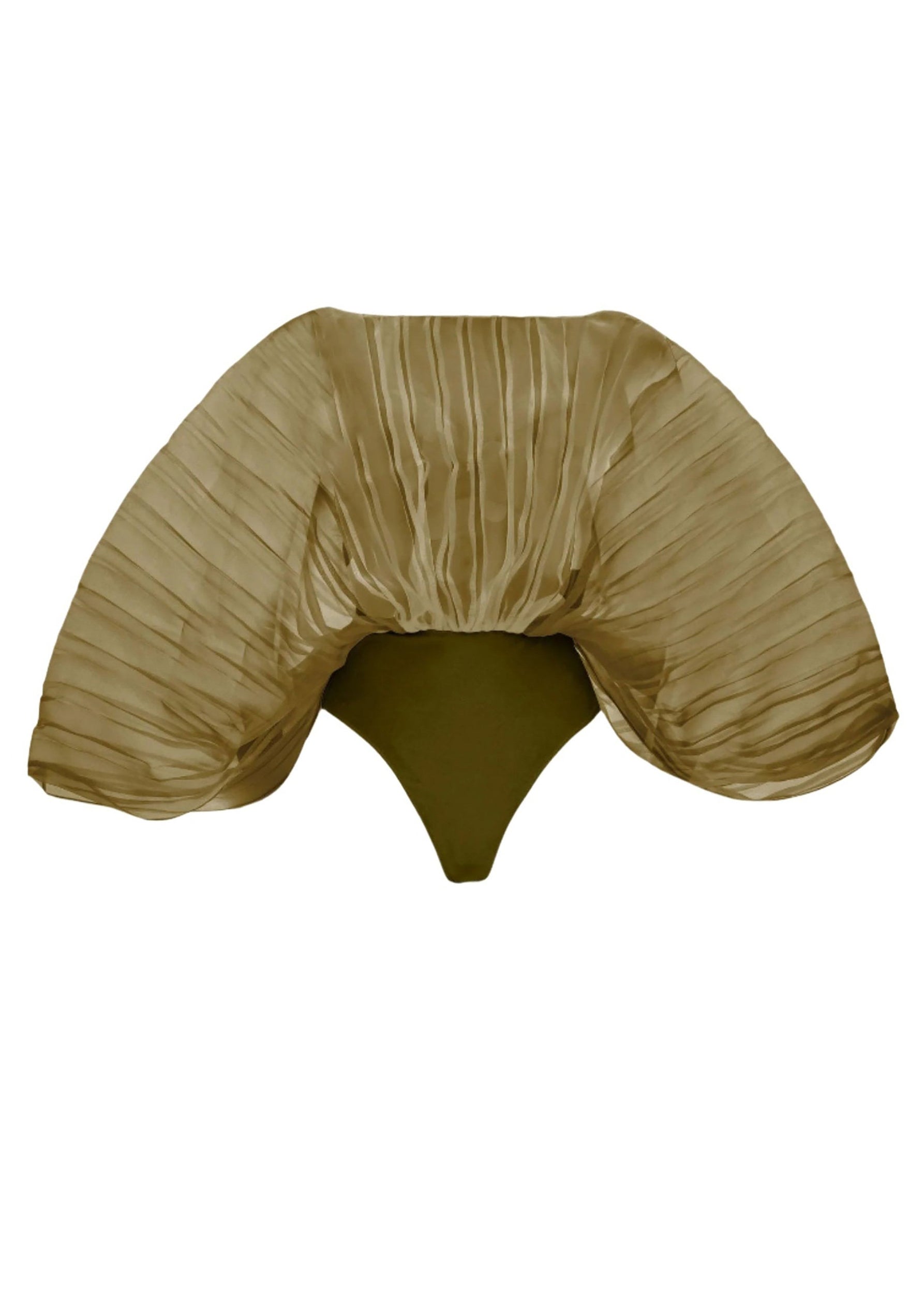 Body Sombra sculptural drapé - Jade