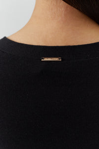 Cardigan Andrea à boutons - Black
