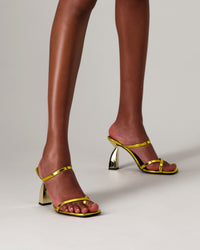 1 QTY New Angel A Gold Metallic Nappa