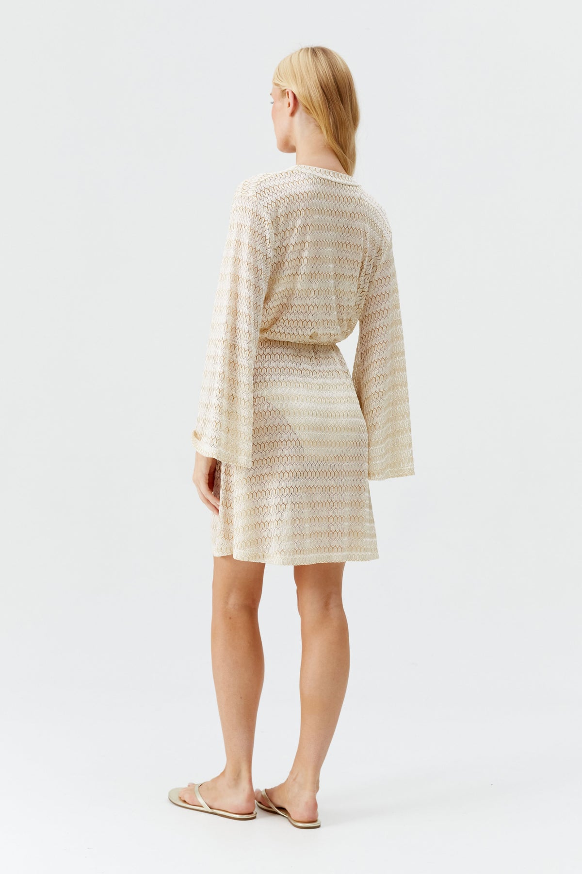 Caftan Anna ceinturé - Gold