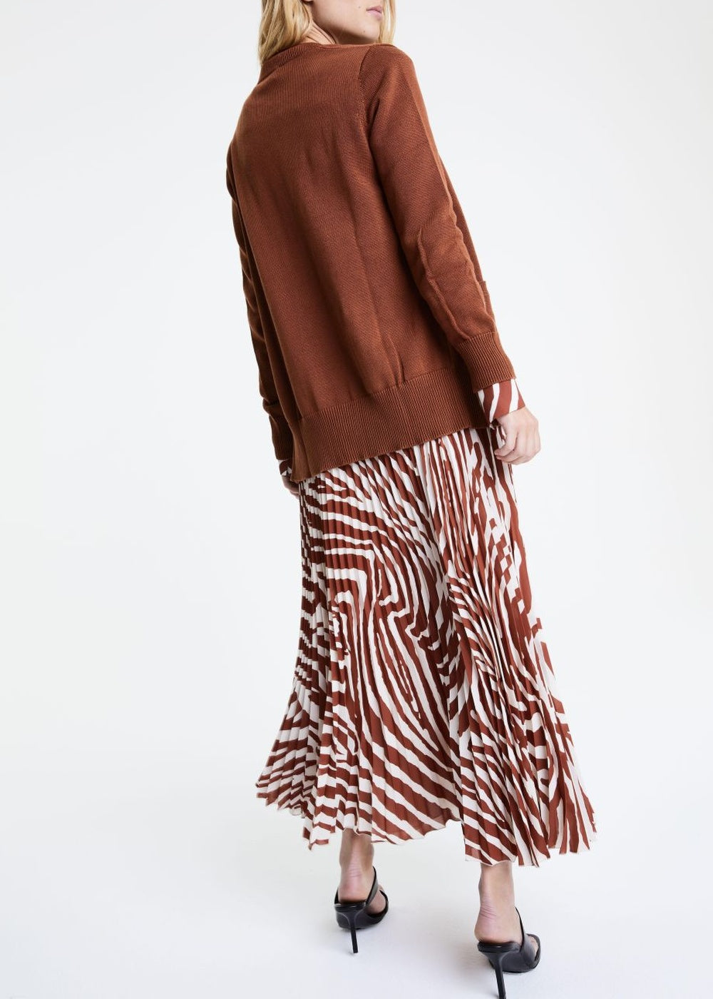 Cardigan à poches - Havane