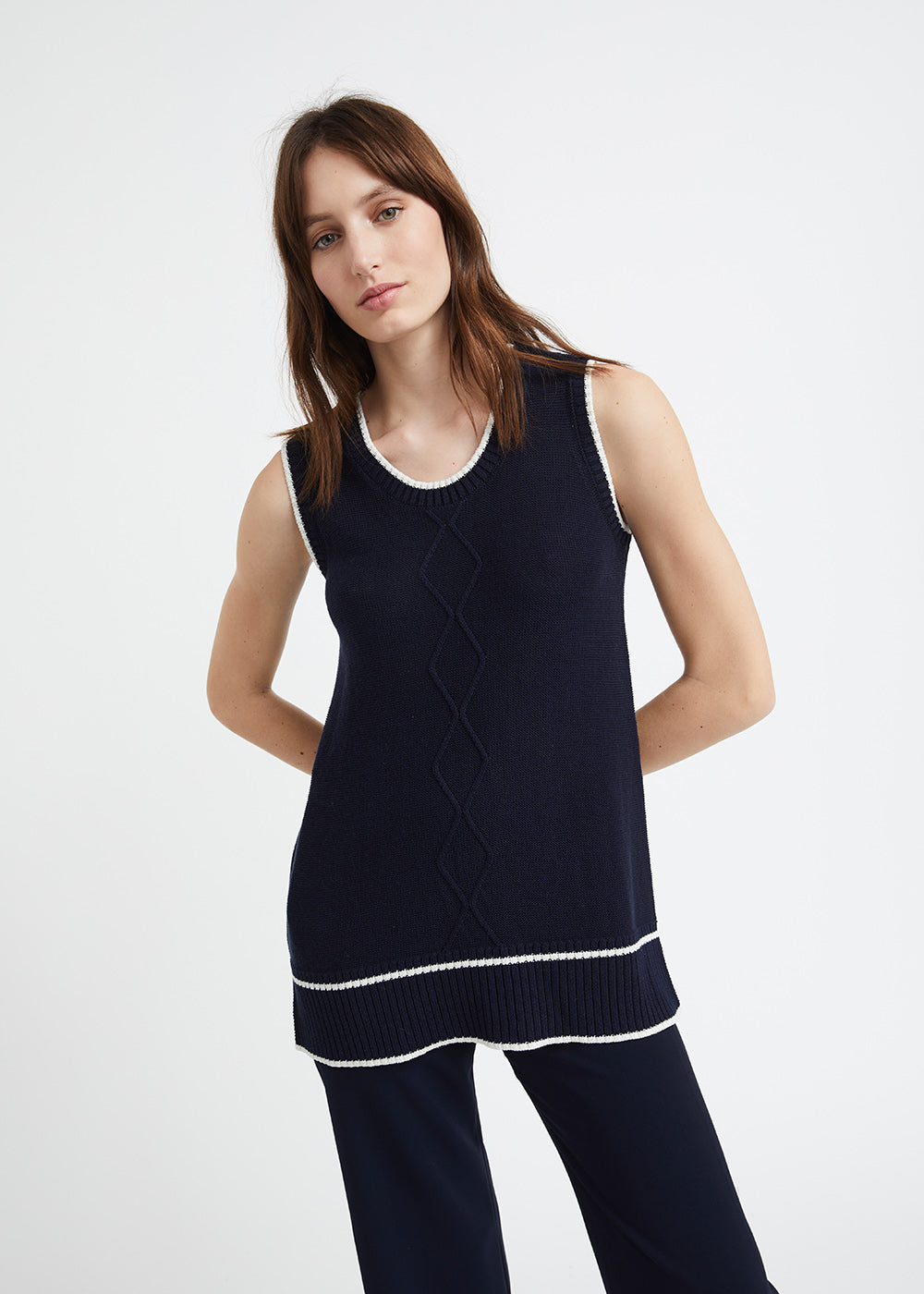 Pull cable sans manche - Marine