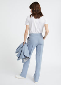 Pantalon lin denim - Bleu Moyen