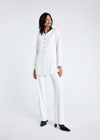 Blouse double devant - Blanc Cassé