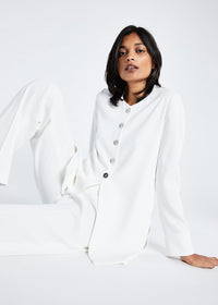 Blouse double devant - Blanc Cassé