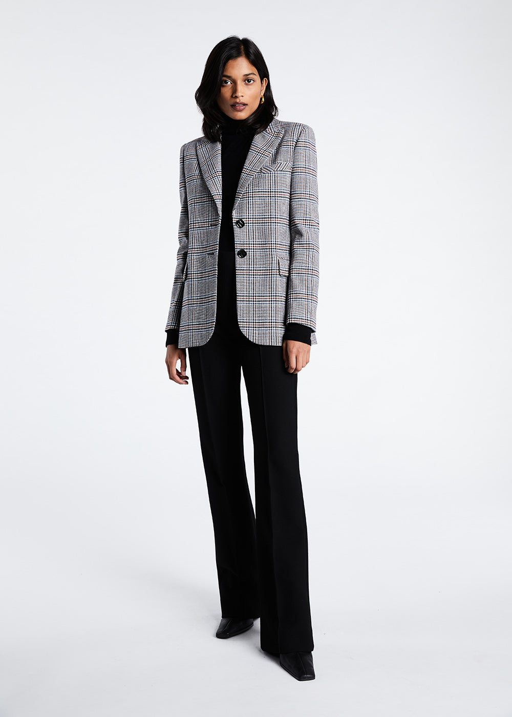 Veste lgue 2 bts col tailleur - Multicolor