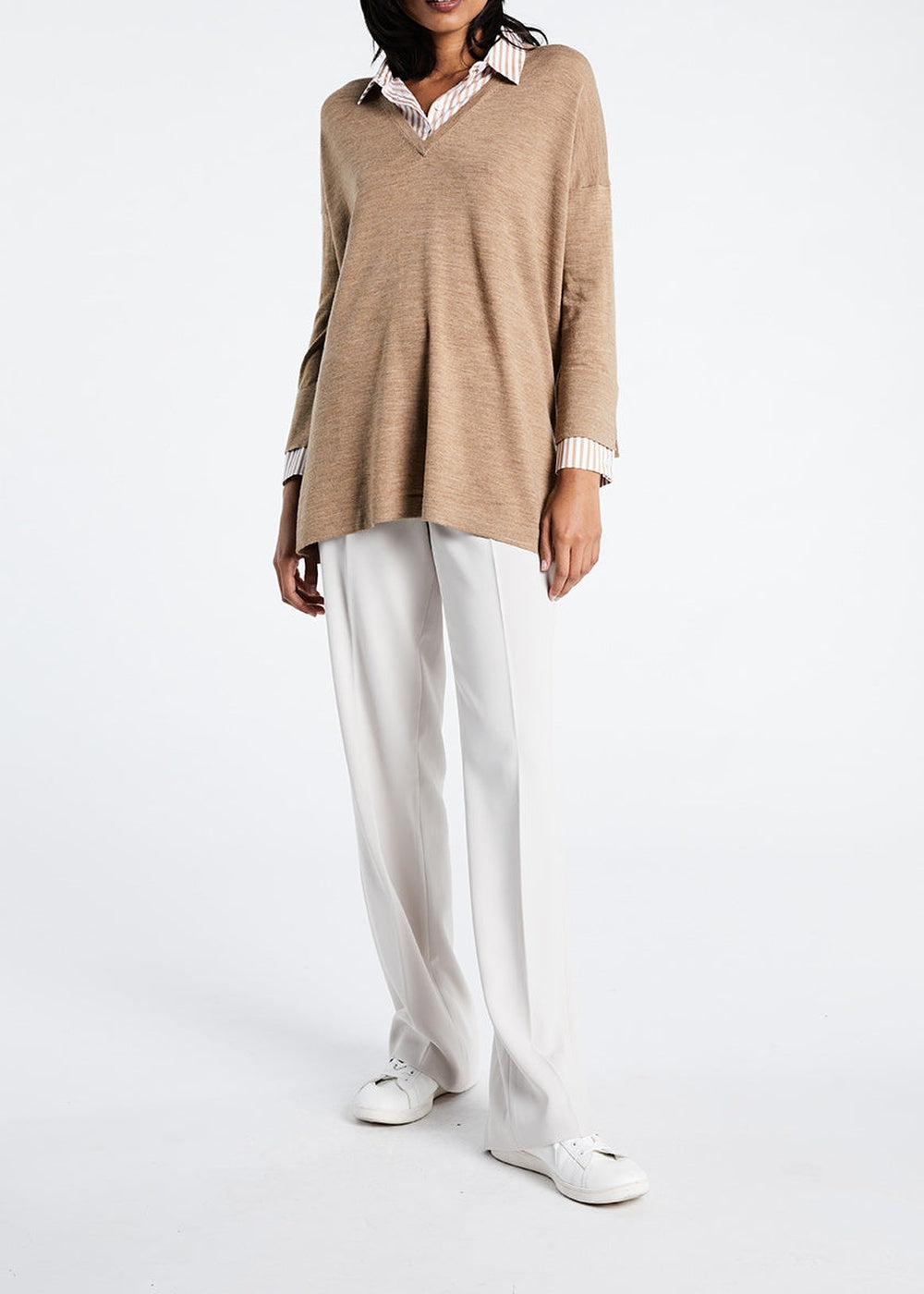 Pull Amy en laine - Camel