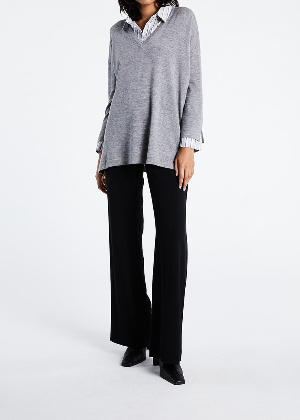 Amy woollen jumper - Grey