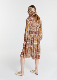 Robe ml imprim? viscose - Multicolore