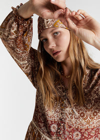 Robe ml imprim? viscose - Multicolore