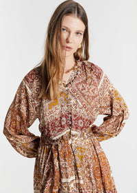 Robe ml imprim? viscose - Multicolore