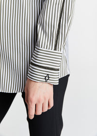 Chemise rayure - Kaki