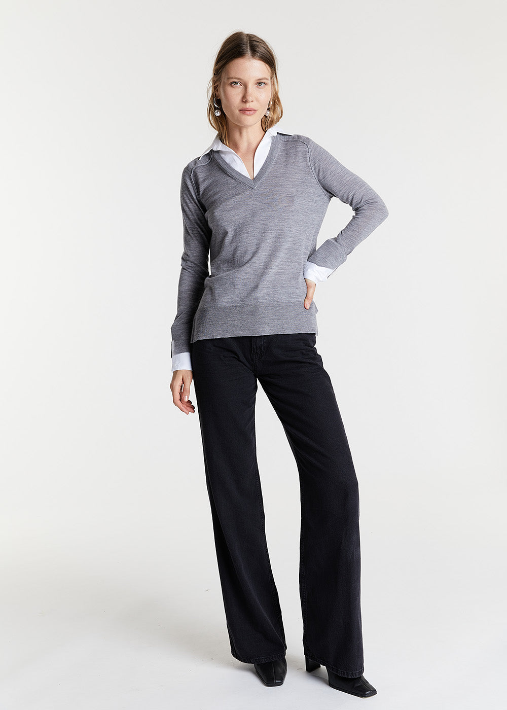 Pull - Gris Moyen