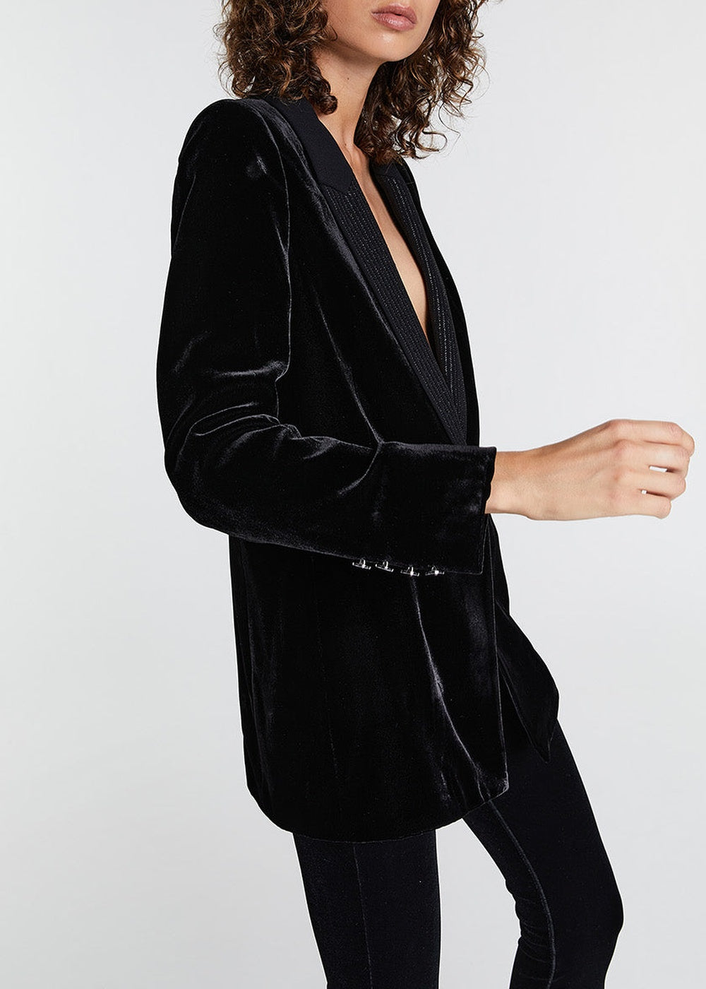 Velvet jacket - Black