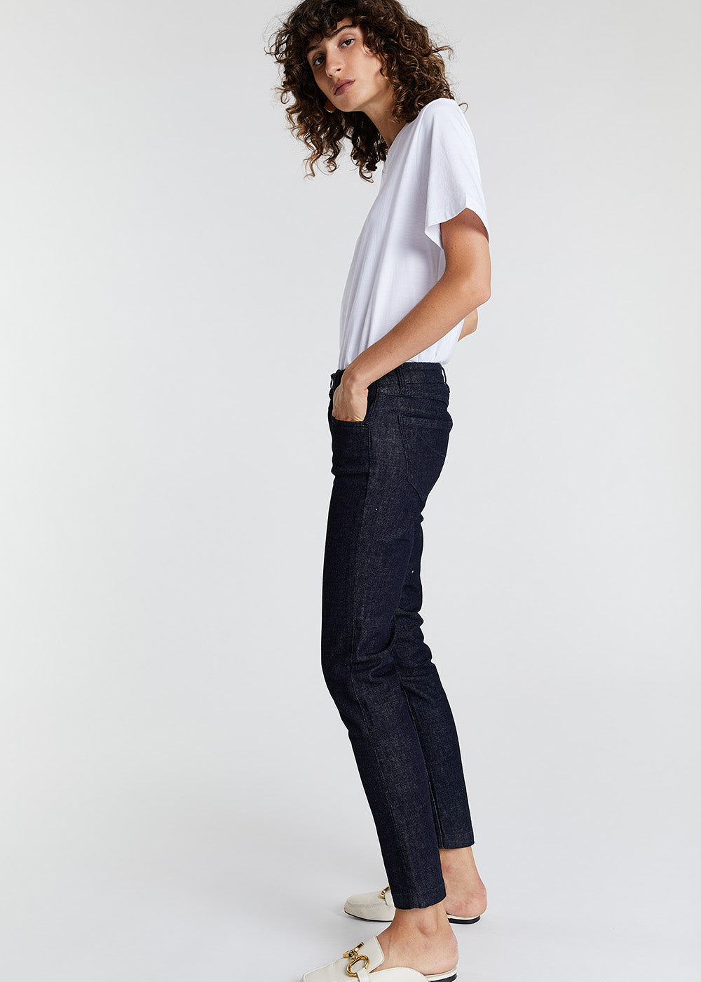 Denim jean stretch - Marine