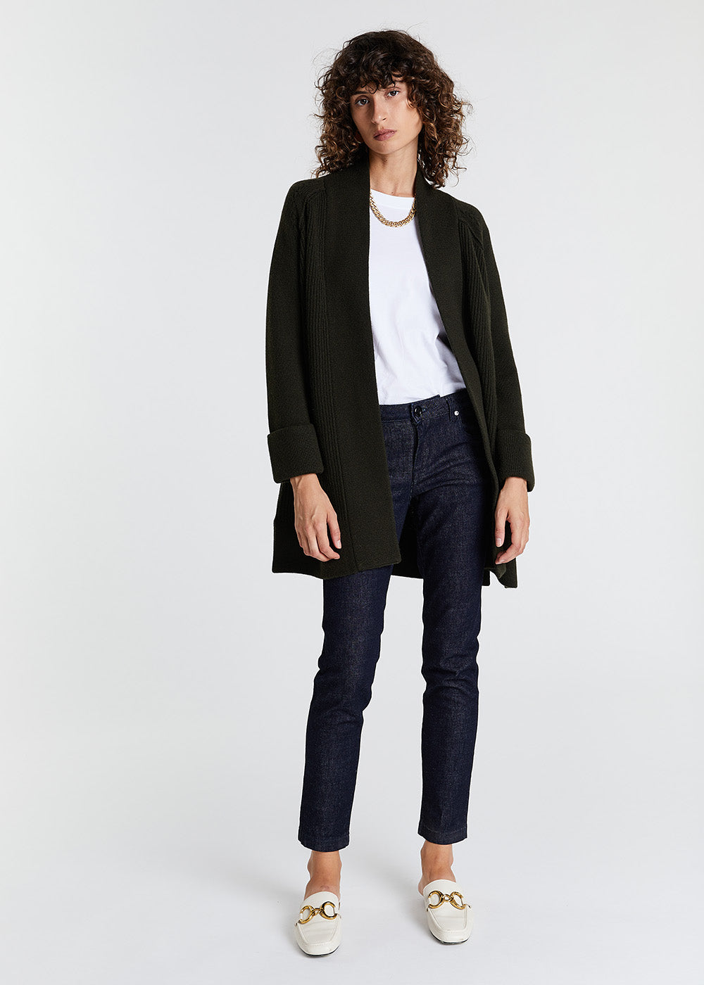 Cardigan - Blanc Cassé