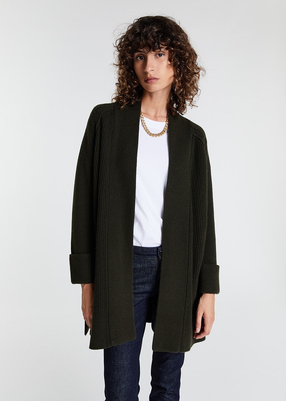 Cardigan - Kaki