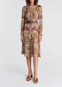 Robe à motif fleuri - Multicolore