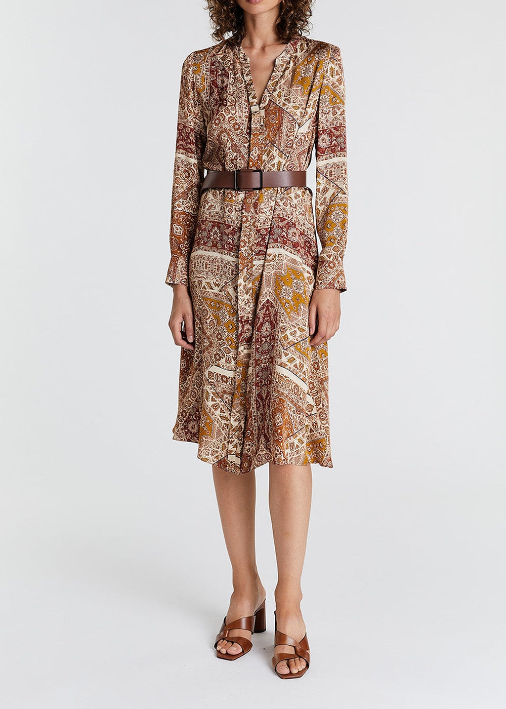 Robe à motif fleuri - Multicolore