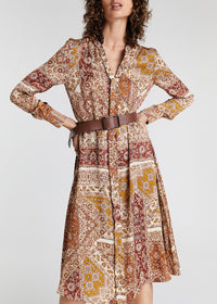 Robe à motif fleuri - Multicolore