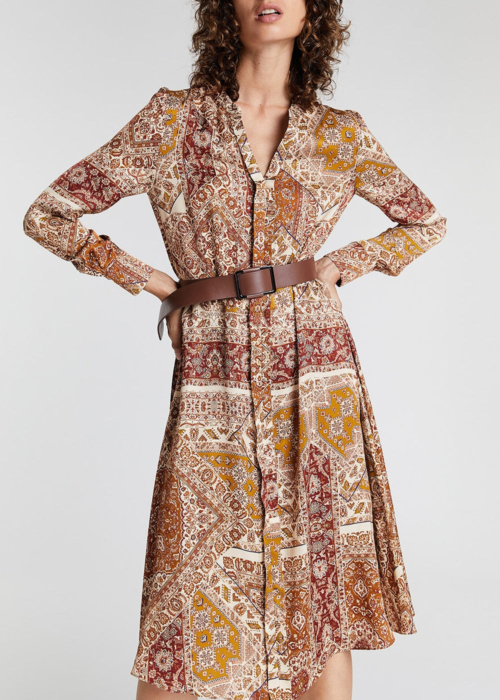 Robe à motif fleuri - Multicolore