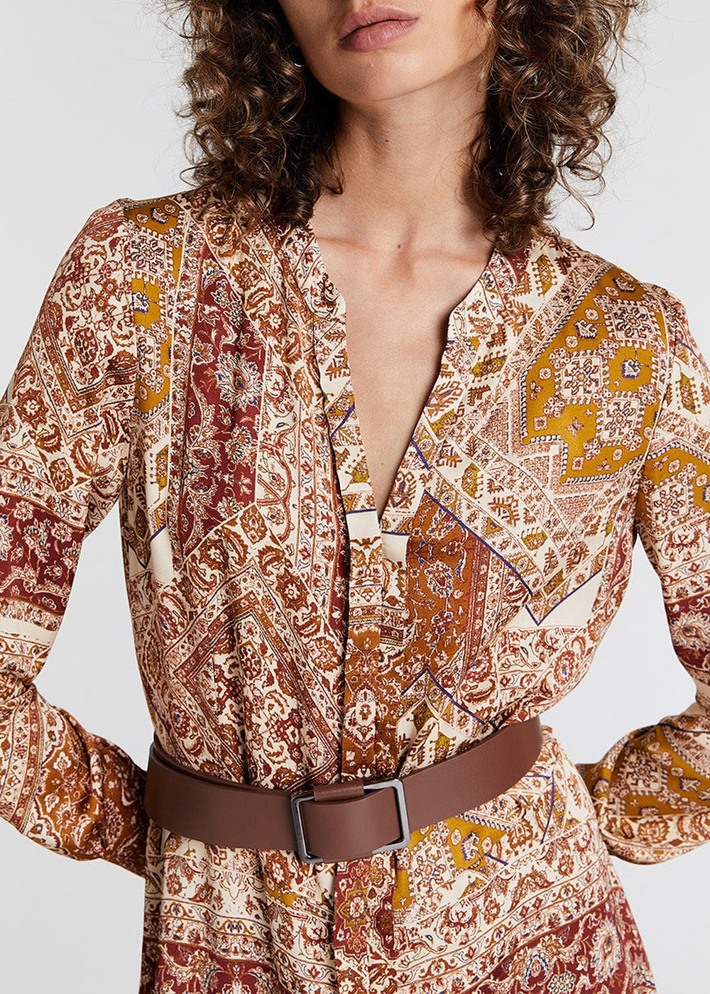 Robe à motif fleuri - Multicolore