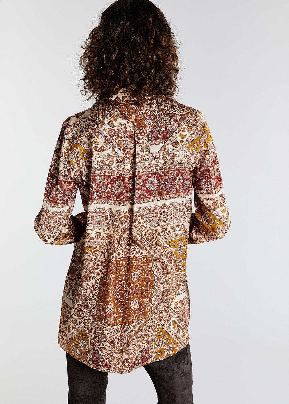 Chemise viscose imprime - Multicolore
