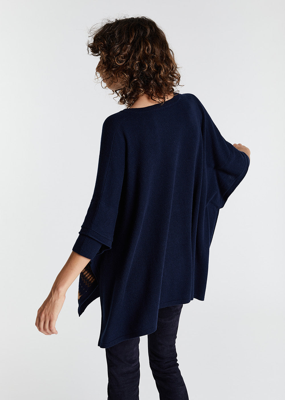 Pull poncho - Marine